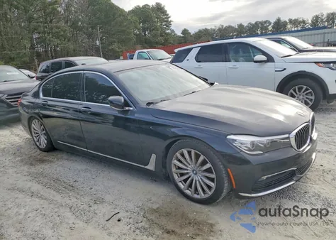 2018 BMW 740 I from USA, damaged, VIN WBA7E2C58JG742770